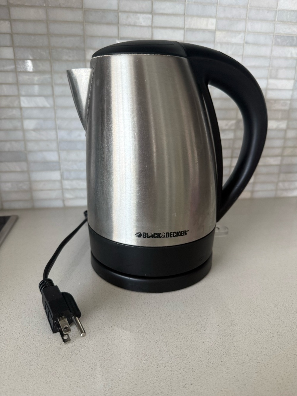 BLACK+DECKER Stainless Steel Electric Kettle 1.7L Stainless Steel Tea Kettle